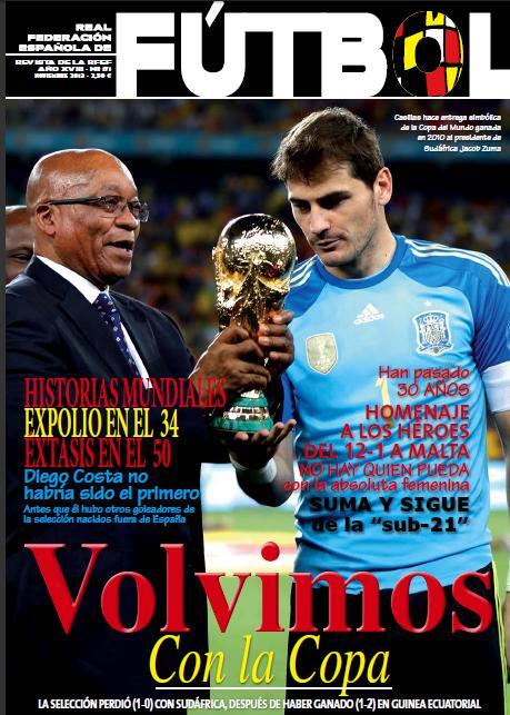 Ya disponible en pdf para descarga completa la ed. 171 de la Revista Fútbol de la <a href="/rfef_es/">Null</a>... rfef.es/index.jsp?nodo…