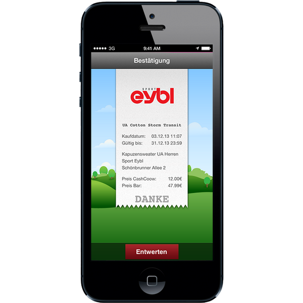 CashCoow's tweet photo. Angebote einlösen ist super simpel! Einfach im Angebot auf "Einlösen" drücken und den Screen an der Kassa vorzeigen. http://t.co/Hfwggx1QW5
