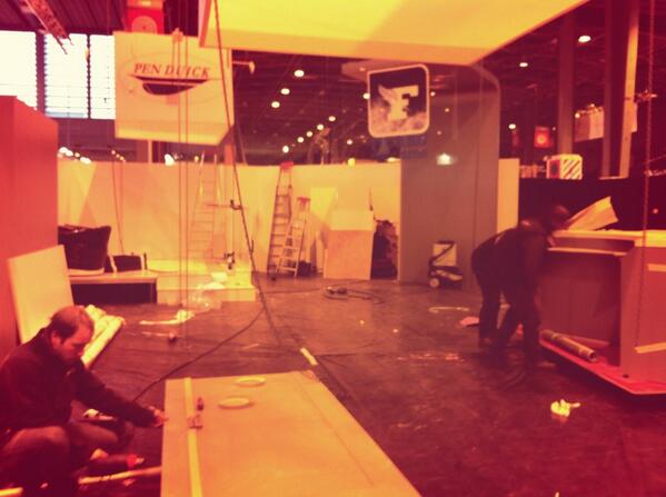 Tout sera prêt pour vendredi ! #Nautic2013