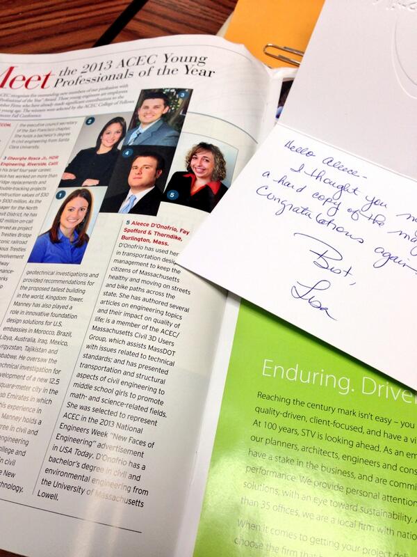aleeced's tweet photo. Kind of weird to open a magazine and see your face! Big thanks to @LisaBrothers for the copy! #engineeringinc #acec http://t.co/qJZfeMY0hn