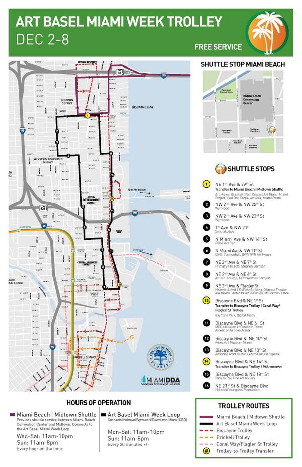 ConstanceNBC6's tweet image. Are you #Baseling! @MiamiTrolley &amp;amp; @CityofMiami Midtown-Beach starts at 11AM. Trolleys depart Midtown &amp;amp; beach hourly