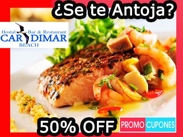 Promocupone's tweet image. ¿Como están los planes para Diciembre? PAGA $10 Y CONSUME $20 EN TODO EL MENÚ DE CARDIRMAR. promocupones.net/deals/cardimar…