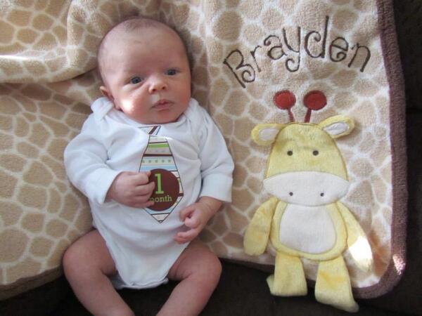 Amanda_Ouzts's tweet photo. I'm one month old today! Time flies! http://t.co/UC6R6V7kCZ