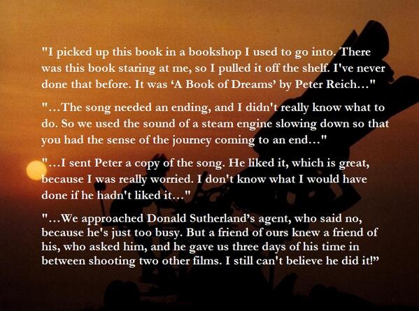 KateBushSays's tweet photo. The 'Cloudbusting' process: even geniuses need a little luck along the way. http://t.co/qg13sCXKSY