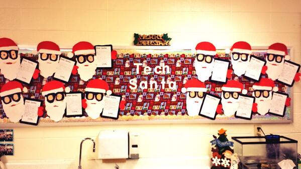MrsNorton1stGr's tweet image. Watch out we sent our letters to Santa on the ipad! #techsanta