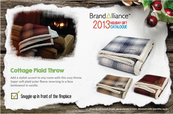 Holiday Gift No.6: Cottage Plaid Throw. More #holiday #giftidea at ow.ly/qu6mi