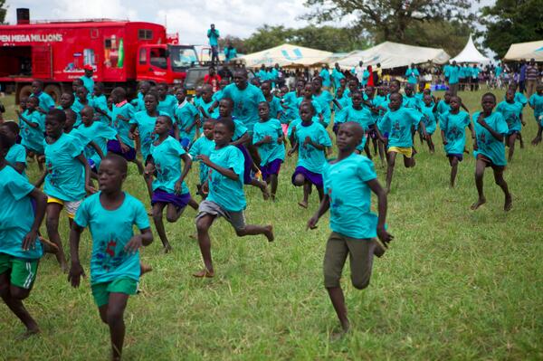 achonuganda's tweet photo. Many thanks to @Cookie_BAC and the Nike team - sounds like the kids' run in Otuke went great! http://t.co/5yURQ9df3x