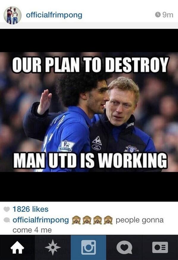 Arsenals Emmanuel Frimpong posts joke memes ridiculing Man United ...