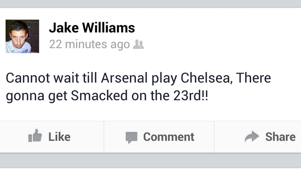 dnorton24's tweet image. This is what i have to deal with on FB @lynham7 @DC2K10 @tomeopath #HAAAAAAA #ReallyFast #InWengerWeTrust