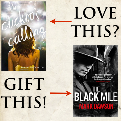 BookGiftGuide's tweet image. Like the hardboiled mystery THE CUCKOOS CALLING? Get THE BLACK MILE. #books #christmasgifts ar.gy/5UjC