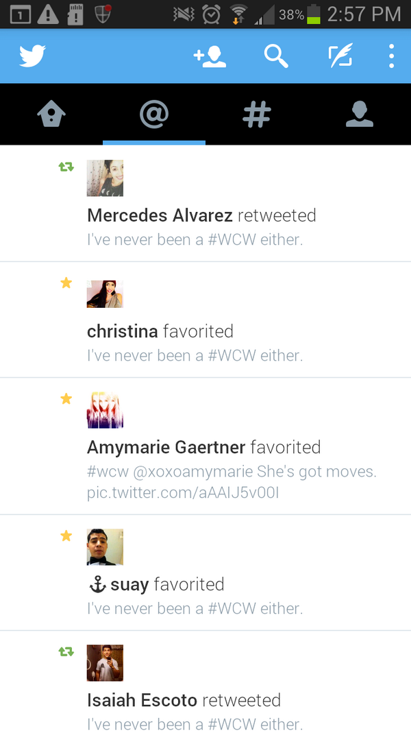 randeezii's tweet image. My #wcw favorited my #wcwpost