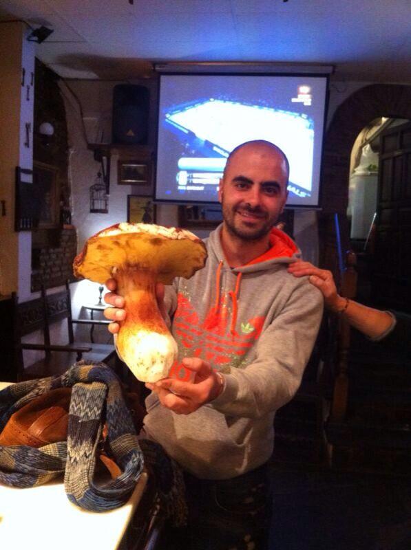 erculebra's tweet photo. @antena3com en béjar (salamanca) boletus de pino 2kg (comestible) http://t.co/U2N321oFhH