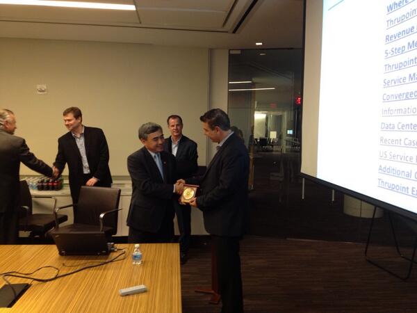 sajeelh's tweet photo. Our own Rami Mussalam, CEO CafeX being felicitated by Vietnam Dty. Minister of ITC in DC. @CafeXComms http://t.co/5wf0Elg3Pb