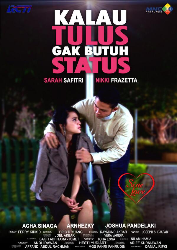 LayarDrama_RCTI's tweet photo. #SineLove FRESH Minggu8/12 Pk13.00 @OfficialRCTI KALAU TULUS GAK BUTUH STATUS @nikki_fz @sarahshafitri @Frazettantist http://t.co/EEnCZdm9rr