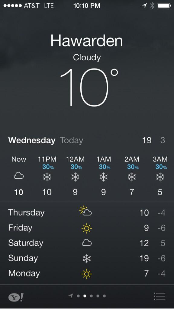 ShayJo13's tweet image. Glad I'm not in Iowa. I'm almost dreading Christmas lol. #brrr #hatebeingcold @Theyepperson
