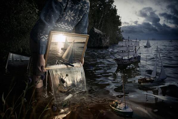 SurrealPictures's tweet photo. Unframing The Sea http://t.co/82nKJUzTlV