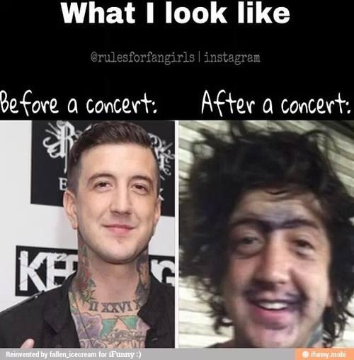 BryanStars's tweet image. Before and after a concert