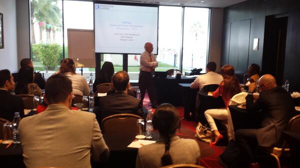 Great turn out at this morning's Crisis Coms Workshop led  by Mike Regester @Regester_Larkin! #knowledgesharing