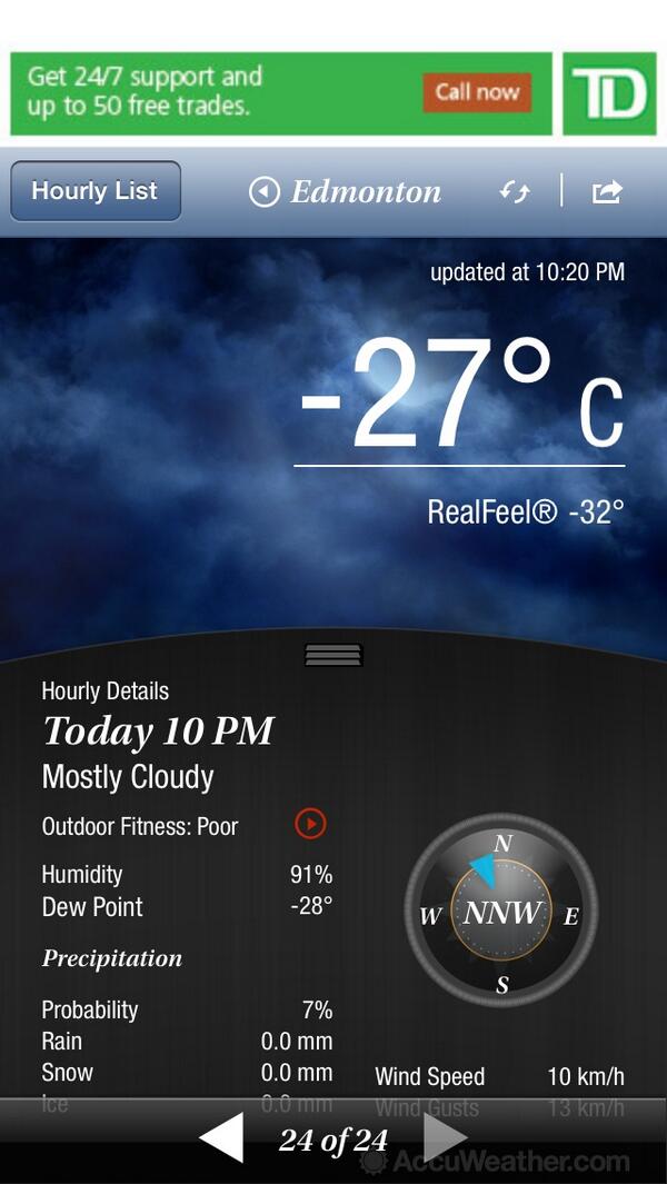 kuya_larry's tweet photo. Wee bit colder http://t.co/H8DNZe0U8v