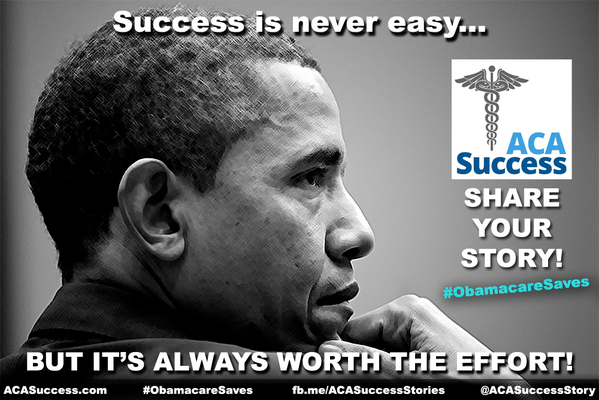 ObamacareSaves's tweet image. Success is never easy.  If it's too easy you aren't doing anything worthwhile.  Get out of your comfort zone!