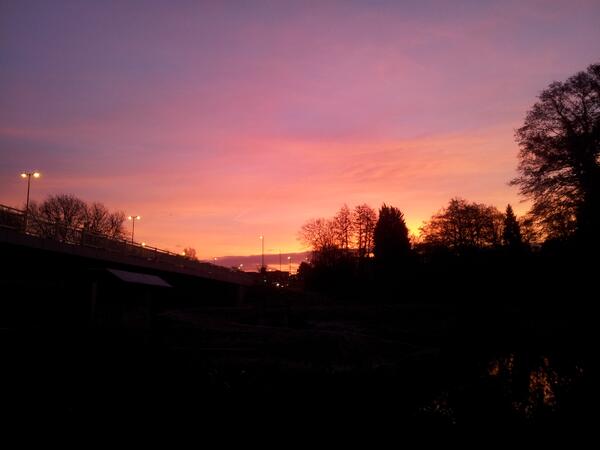 Almost worth getting up for. Walton at sunrise.