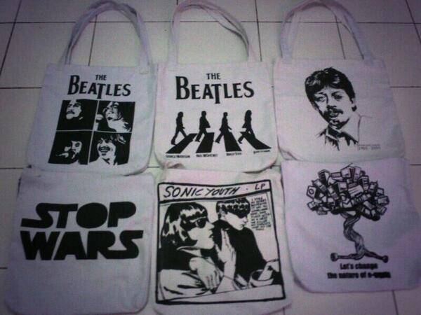 Tote bag fabric canvas,size 40x41,print rubber,very limited,for order 088801127637
