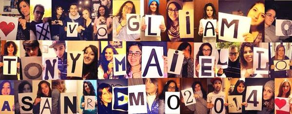 Sabb__c's tweet photo. #vogliamotonymaielloasanremo2014 questo è il nostro desiderio  @SanremoRai @fabfazio http://t.co/MdMe3vW17Y