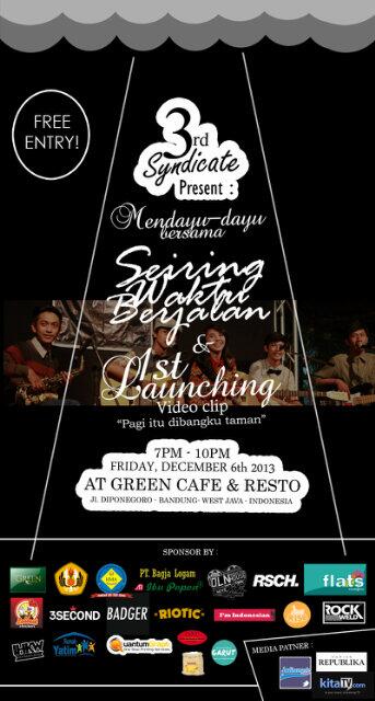 Wah <a href="/SWB_project/">SeiringWaktuBerjalan</a> mau ngadain launching video klip ? Selamat dan sukses terus.