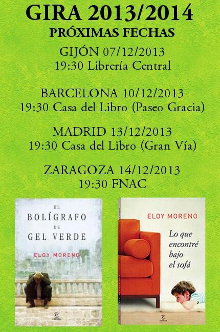 Próximas presentaciones: GIJÓN, BARCELONA, MADRID y ZARAGOZA Podéis RT?