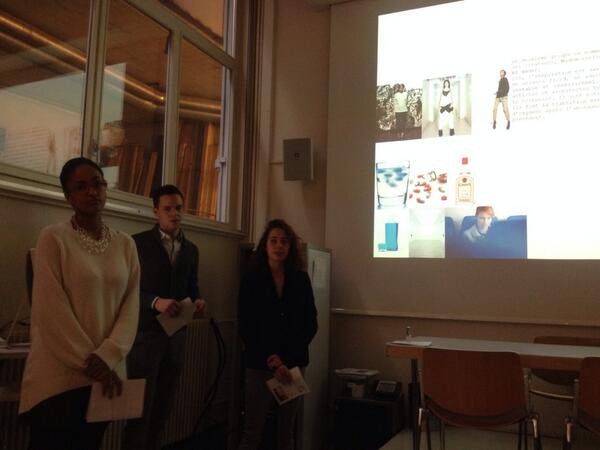 KRebsamen's tweet photo. Lovely @HEADGENEVE students with perfume ideas for #ModeSuisse @yannickaellen, Givaudan + Valentine Ebner. Exciting! http://t.co/xMKgl7pVVY