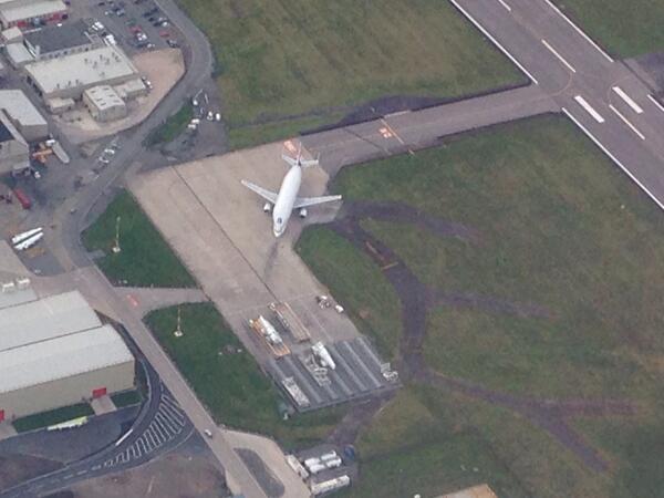 TimWilliams1980's tweet photo. Guppy spotted whist over Harwarden!! http://t.co/VTpwLLvs0l