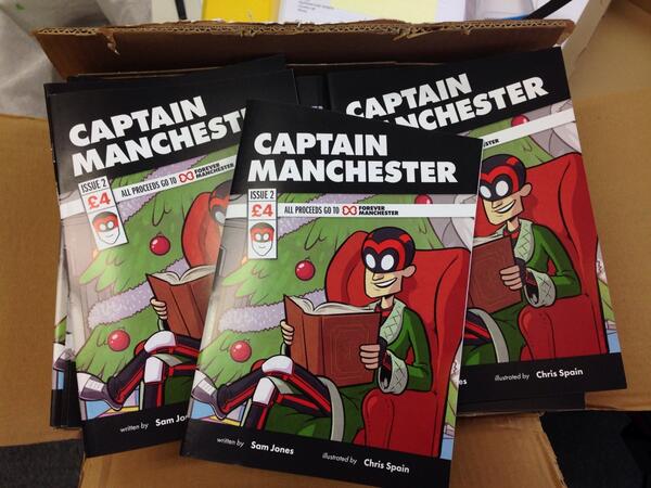 Captain Manchester Issue 2: A Mancunian Carol, out now!