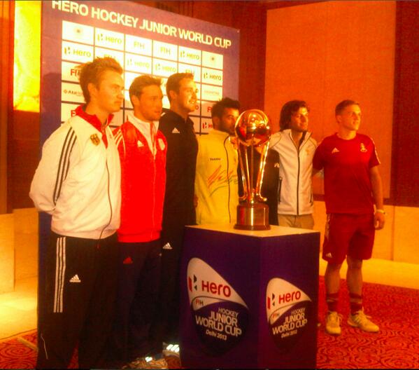 "@Sukhshine: The #HJWC trophy unveiled in New Delhi! So much excitement amongst the captains! " where's @robcreffier?