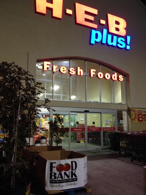 Food Bank RGV on Twitter "HEB Brownsville Paredes, HEB PLUS MISSION