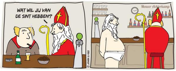 Pakjesavond...
Meneer Achterkamp heeft ook een verlanglijstje...
#Sinterklaas #humor #pakjesavond