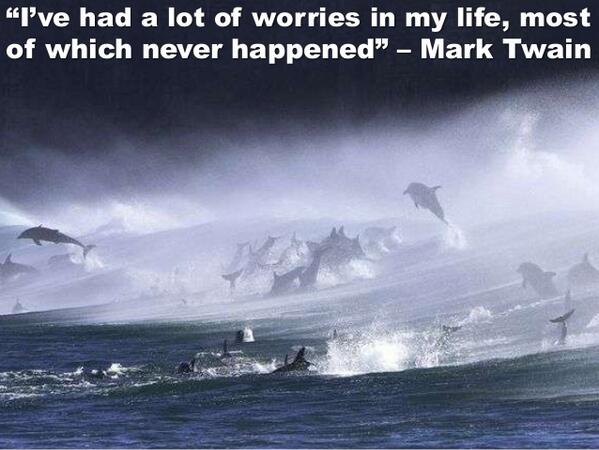 MindBlow_Quotes's tweet photo. 'I've had a lot of worries in my life, most of which never happened.' - Mark Twain http://t.co/WNKHkzUohd