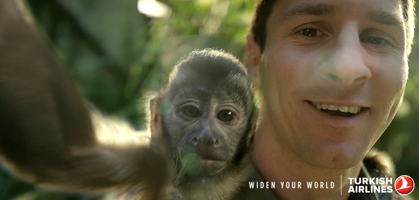 Turkish Airlines Messi selfie SimpliFlying