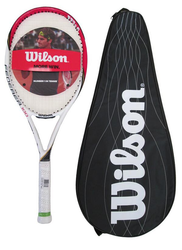 Racketworld1's tweet photo. New stock just arrived!  Wilson Federer 100 BLX Tennis Racket
Inspired by Roger Federer's legendary racket. http://t.co/aFrQCxE1h5