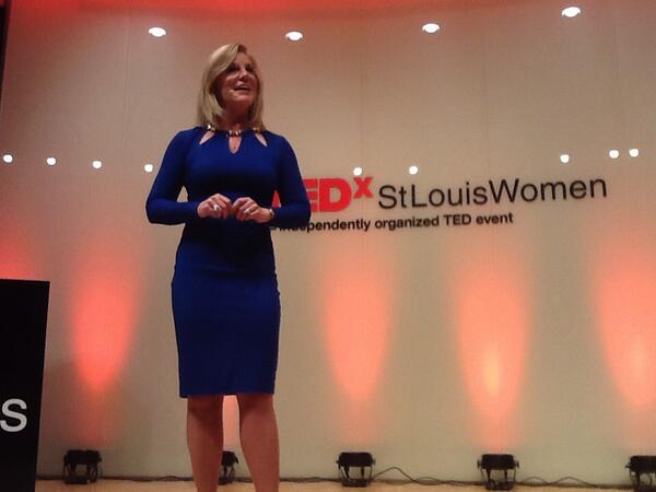 TEDxStLouis's tweet photo. Susan Solovic! The small business expert! Talks about "just a noticeable difference" #tedxwomen http://t.co/jYWLDiLQTX