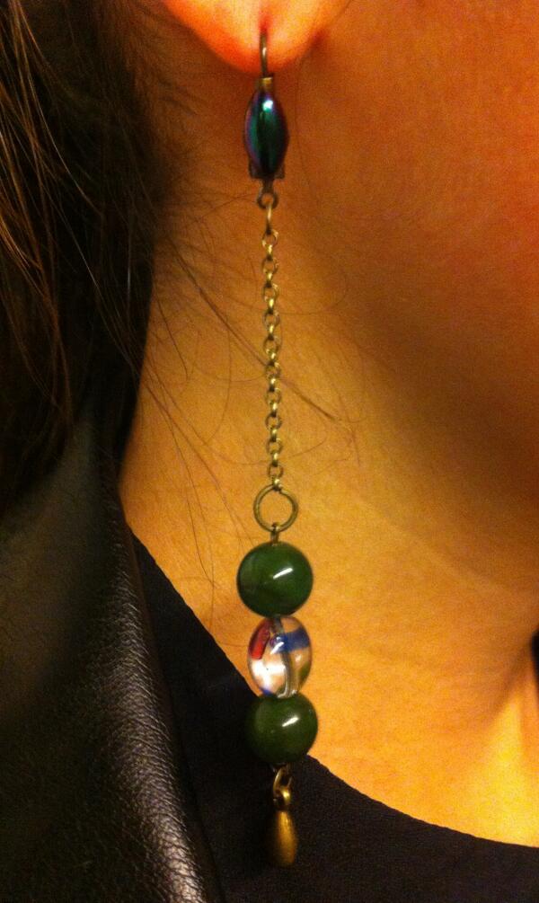 SahayaPearls's tweet photo. Boucles longues ajustables en Pierres Naturelles #Jade et #VerreMurano #collection10 #SahayaPearls Automne #Toulouse http://t.co/eyDcTrmgSu
