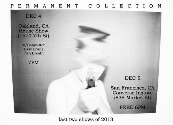 permcollection's tweet image. We're playing a free in-store at the Converse store on Market St in SF today. It'll be our last show of the year.