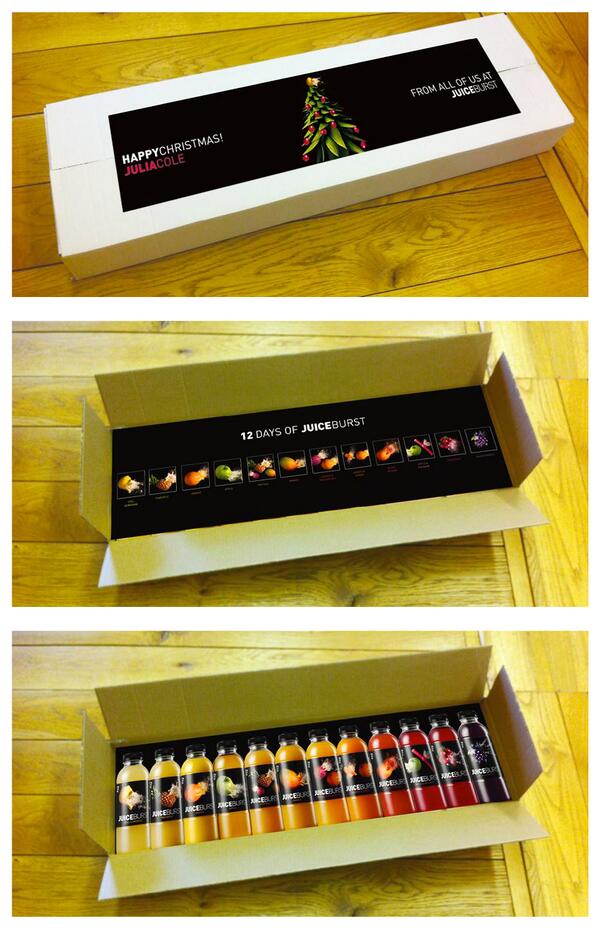 Holiday #print --&gt; awesome @Juiceburst personalized campaign with @Berkshirelabels' @HPIndigo WS6600: