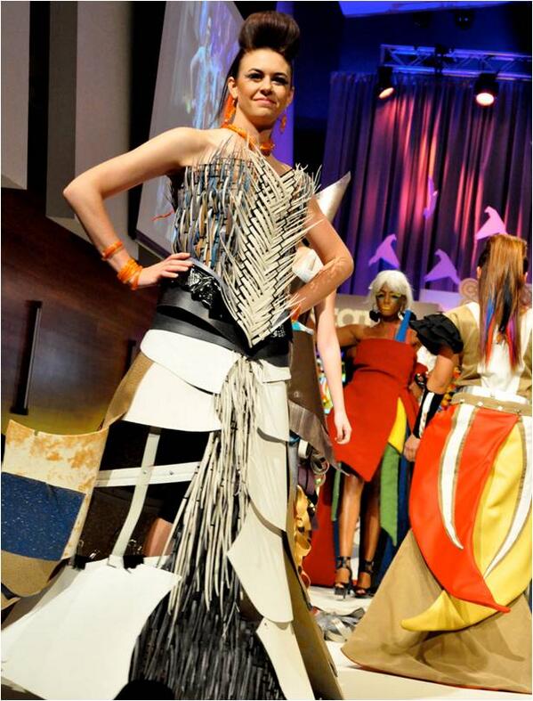 Check out <a href="/HughesGroupArch/">Hughes Group Architects</a> #InteriorDesigner Jordan Cox strutting down the runway for the 2013 #CosmoCouture event!