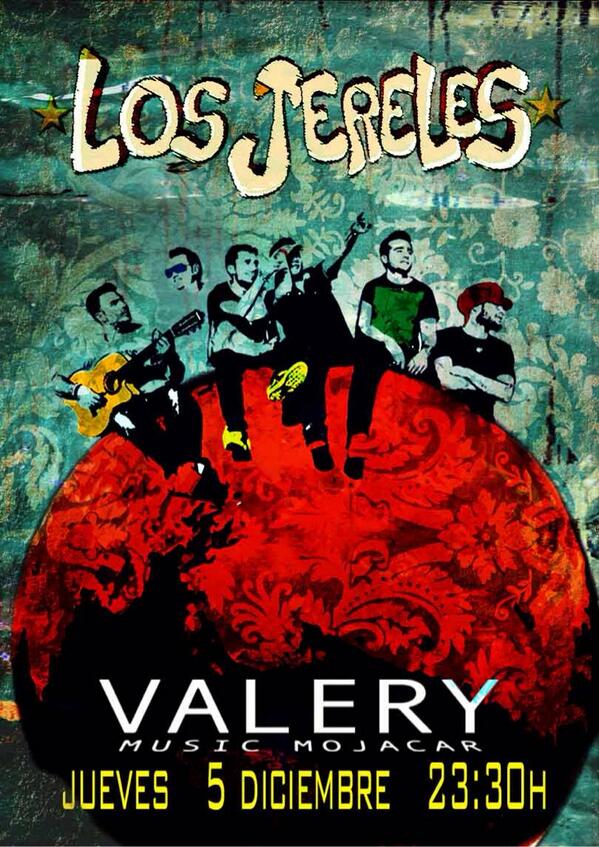 VALERYMOJACAR's tweet photo. Si si, hoy es el día! Los JERELES en concierto a partir de las 23:30h! http://t.co/vFIYkpLFXq