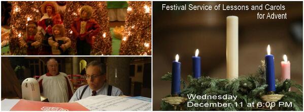 SuzanneFStaples's tweet photo. St. Stephen's Episcopal Pro Cathedral presents Advent Lessons &amp; Carols,
Wed Dec. 11, 6:00 pm http://t.co/gTFMnyOB6v