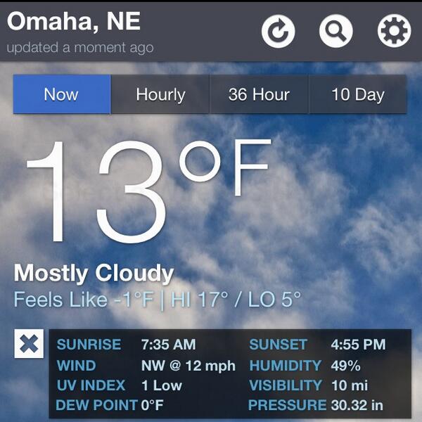 MisterAwz's tweet image. Yeah, -1 feels about right... #blessed #midwestproblems