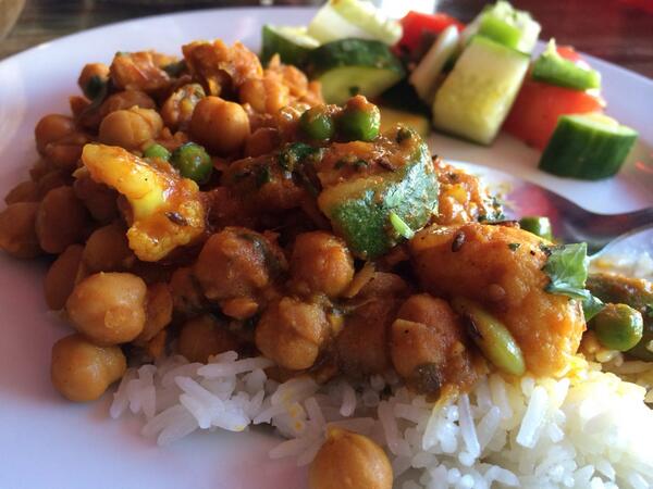 Best day after staff party idea ever. Indian buffet at Masala in Banff.