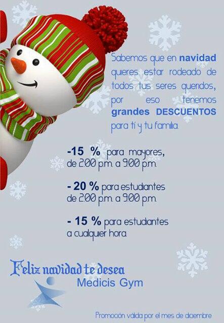 MedicisGym's tweet photo. En esta navidad: http://t.co/Yi38OUnwsi