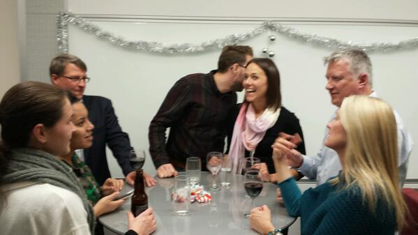 StyleGuyJared's tweet image. Awesome time at the #CornerstoneAgencies Christmas party! @ThatMFernandes @GrantBreen1 @mymcqueen #NoFilter #ExtraFun