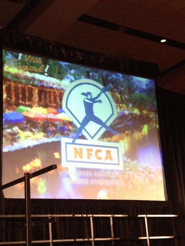 HofstraSoftball's tweet photo. We're going on in one hour! So excited to present at the @NFCAorg Convention. #NFCATX #HUoptimumDefense http://t.co/Lx10MUdcy6